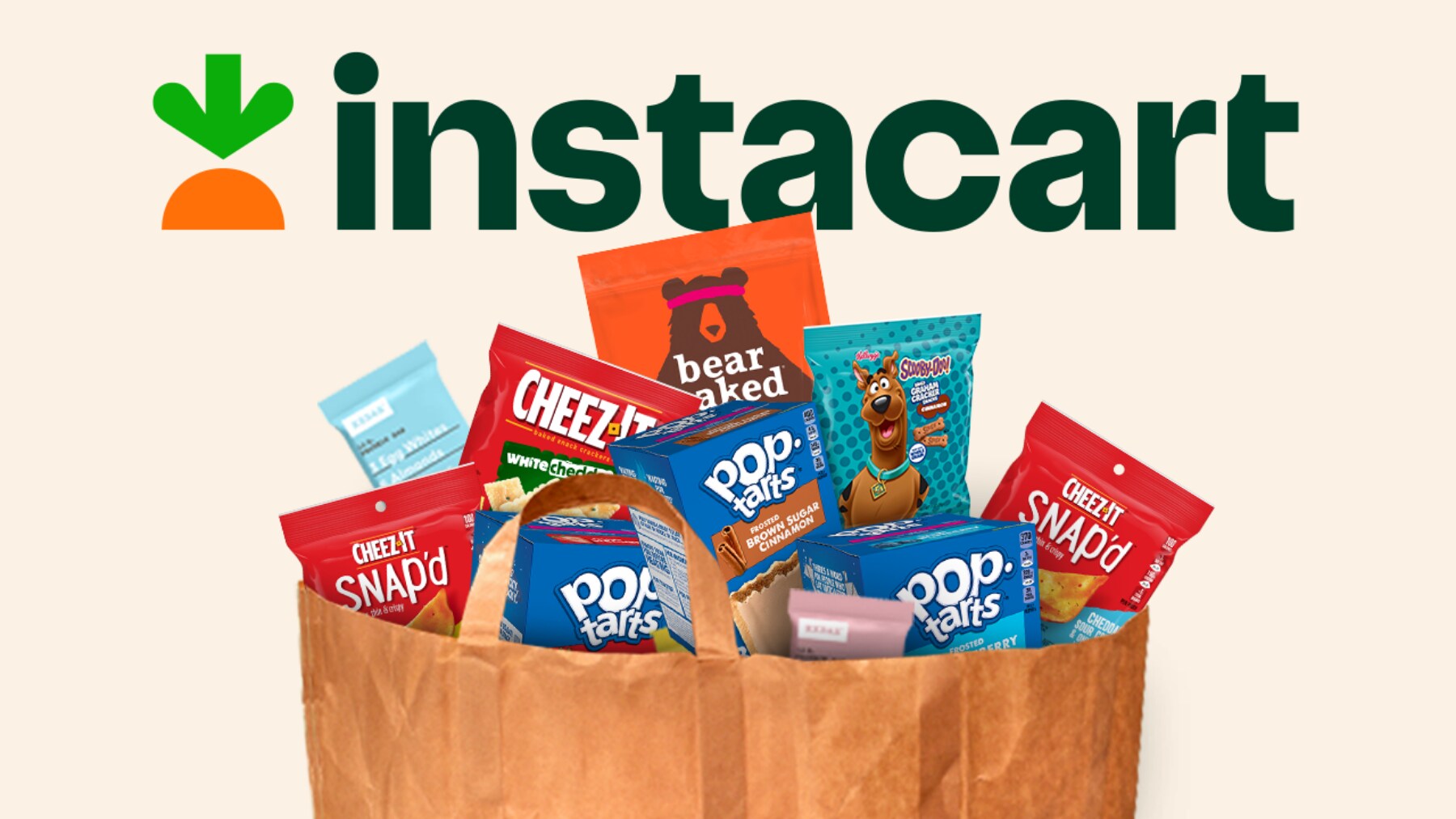 KELLOGG’S® AGED BY INSTACART SHOPPING SPREE WITH CALENDAR BACKGROUND